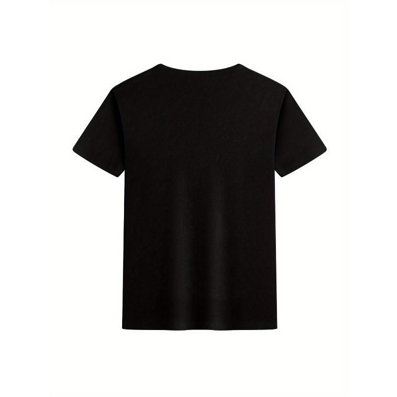 European Sizes Boy'S Cotton T-Shirt, I'M NOTSPOILED MY GRANDMA JUST LOVES ME Print, Comfortable And Casual Round Neck, Short Sleeved