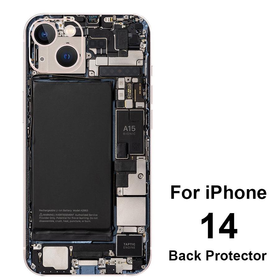 

Для iPhone 11 12 13 14 15 16 Pro Max SE X XS XR 6 6S 7 8 Plus Демонтаж мобільного телефону Задня плівка Наклейка 14