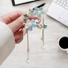 1PC Duckbill with Tassel - Alloy Flower Hairpin, Suitable for Women's Bangs and Hair Disc Accessories
