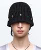 Aleseueseussi Rivet Bucket Beanie - Black