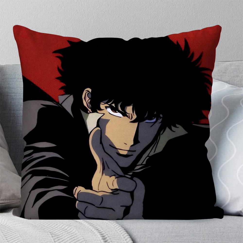 Animation C-Cowboy B-Bebop Spike Pillow Case Square Pillow Bedroom Sofa Leisure Comfort CushionLiving Room Home Decoration 40X40
