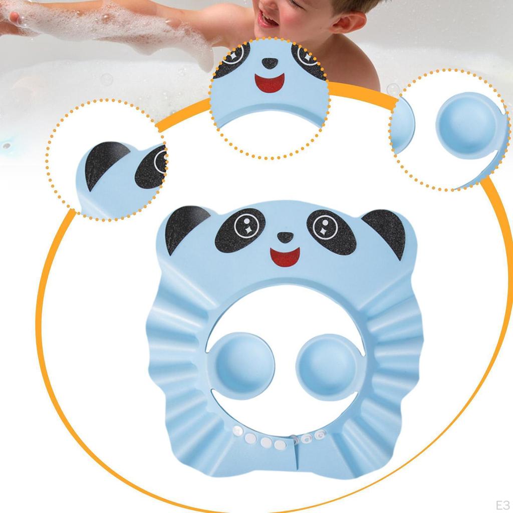 Kids Bath Visor Shower Cap EVA Waterproof Hair Protection for Indoor Travel