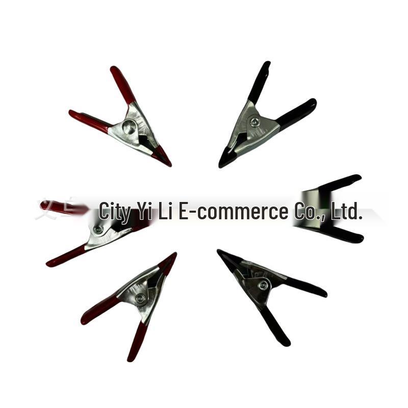 Light Duty Woodworking A-Clamp Set: 2", 4", 6" Spring Tent Clip for DIY Fixing and Hardware Tools.