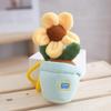 Creative Cute Succulent Cactus Plush Keychain - Green Plant Ornament Doll Pendant