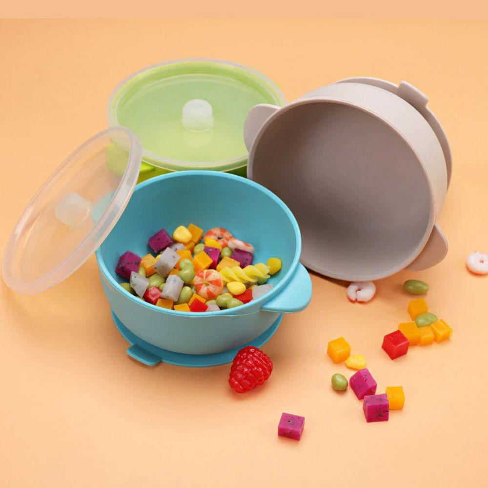 Rutschfeste Baby-Saug-Essschüssel Langlebiges Kinder-Fütterungsgeschirr Kindergeschirr