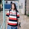 [USED] Official [HOPE ON THE STAGE_FINAL] Stripe T-shirt