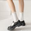 5/10/20 Pairs Mix Color Socks Fashion Women Ruffle Frilly Socks Novelty Funny Ankle Socks Cute Solid Cotton Breathable Sock