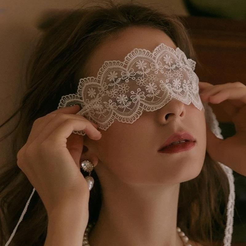 High Color Eye Mask Ascetic Lace Sexy Translucent Seductive Blindfold Mystery Erotic Party Masks