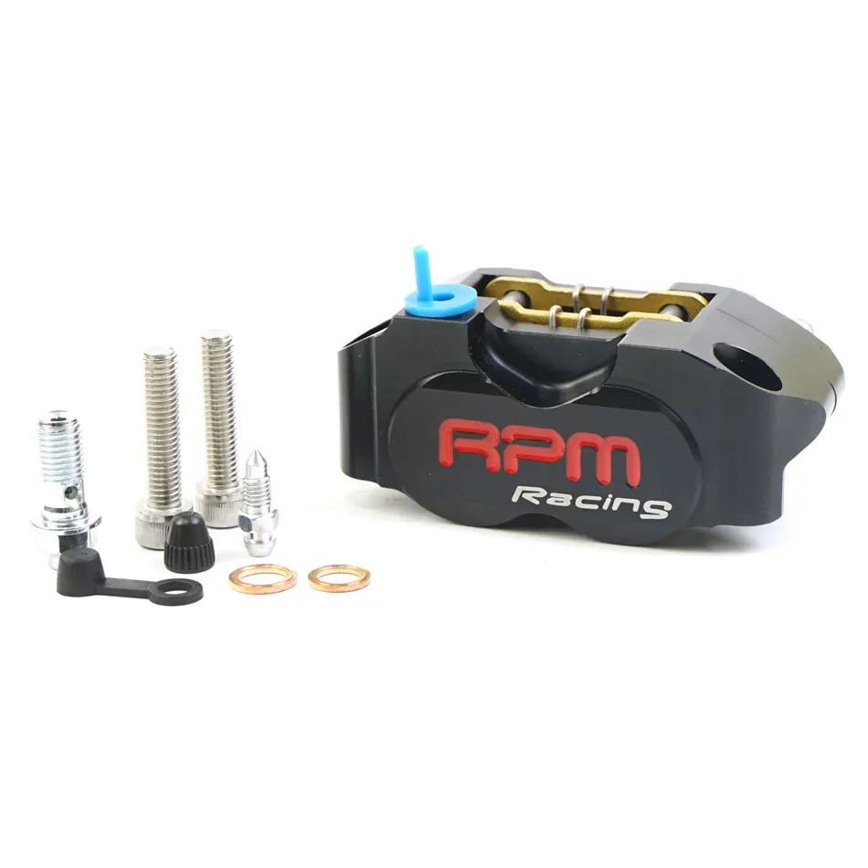 RPM Caliper Motorcycle Disc Rotor Brake Caliper 82mm Pitching Universal 200mm 220mm Disc Floating Rotor with Adapter Bracket