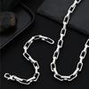 Stainless Steel Engraving Link Chain Bracelet Men and Women Friendship Combination Gift Metal Solid Hardened Bracelet Jewelry