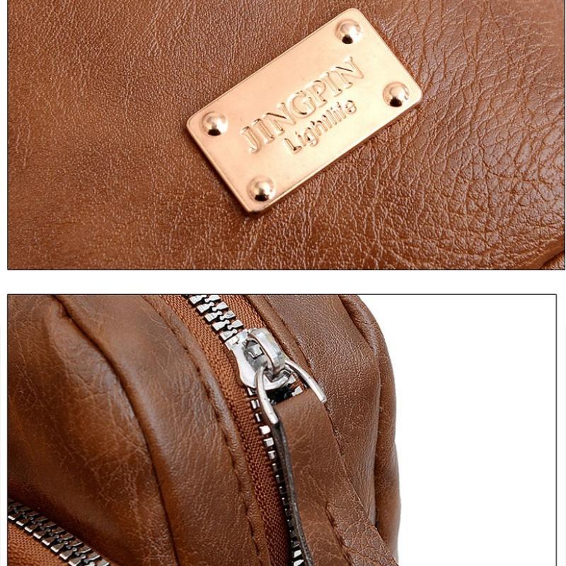 Fashion Men Messenger Bags PU Leather Handbags for Man Male Crossbody Bag Casual Storage Shoulder Bag Zipper Direction Random