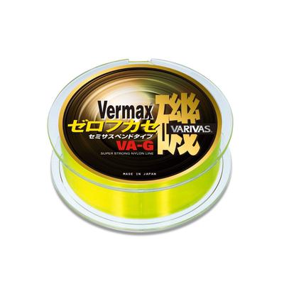 VARIVAS Barmax Iso Zero Fukase Nylon Line, 150m, Size 3, 7.0kg, Fluorescent Yellow