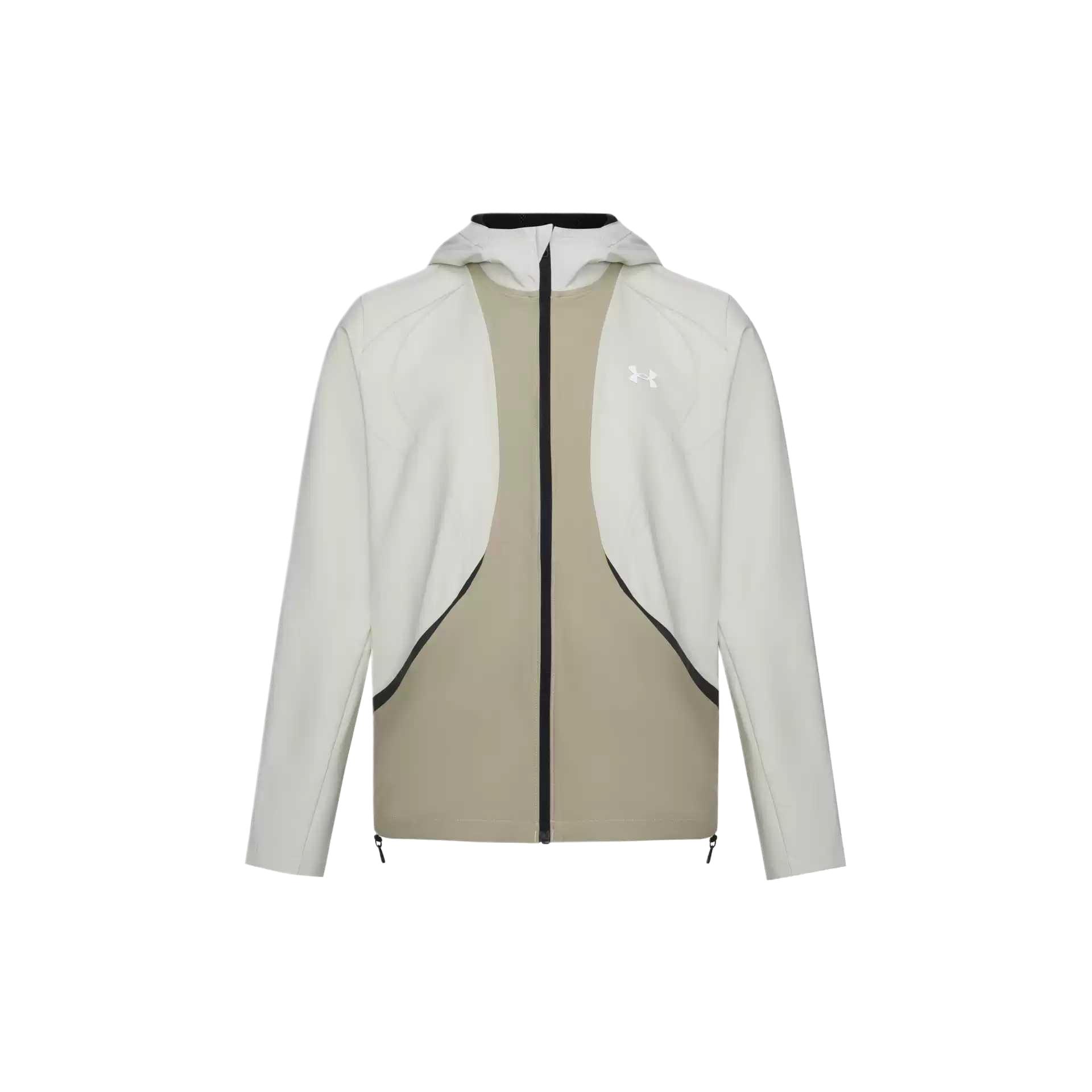 Under Armour Ss26 Unstoppable Color Block Hooded Long Sleeve Jacket Men jackets 6014718-110 S