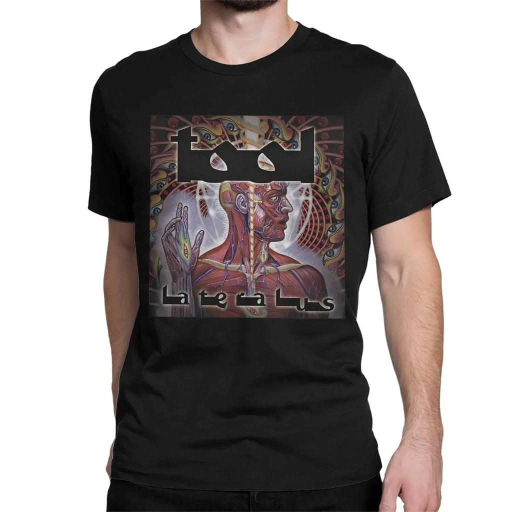T-shirt Unisexe Album Tool Band Lateralus Aenima - Métal Progressif Graphique 100% Coton Col Rond Manches Courtes T-shirt Imprimé