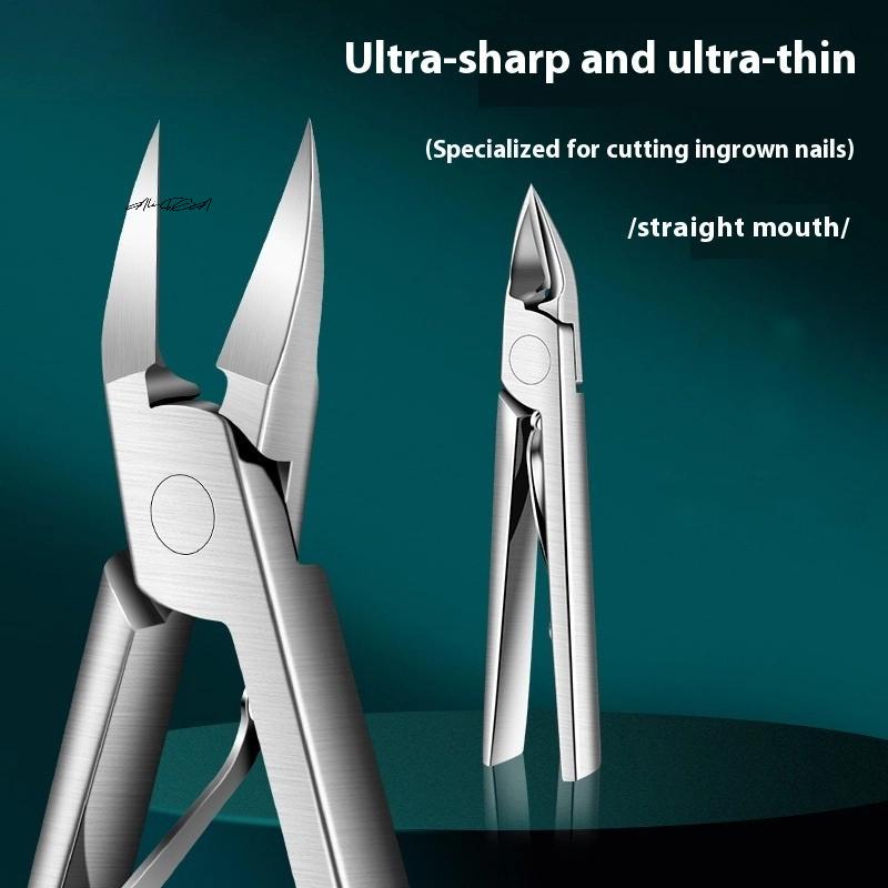 Professional Thick Nail Clipper with Stainless Steel Body Nail Care Tool for Removing Ingrown Nails