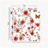 Cleaning Cloth Reusable Kitchen Dish Towels Eco-friendly Microfiber Colorful Floral Pattern Dishcloths Lint Free Washable Duster Rags Tea Towels