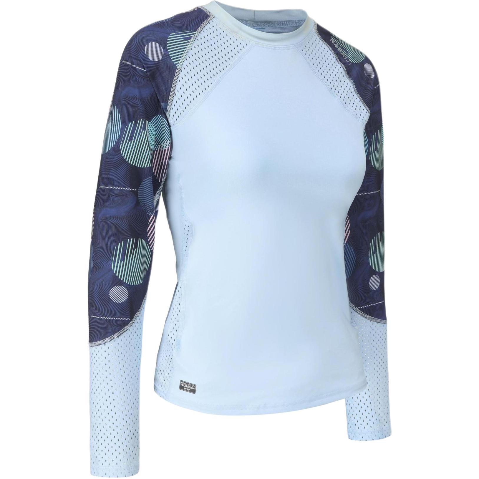 

DECATHLON COSU BUBBLE Slim Fit Quick Dry Long Sleeve Raglan Sleeve T-Shirt Women s Blue XS синий
