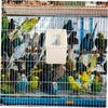 Practical Durable Plastic Hanging Pigeons Feeders for Bird Cages Easyly Installation Clean and Refill Space