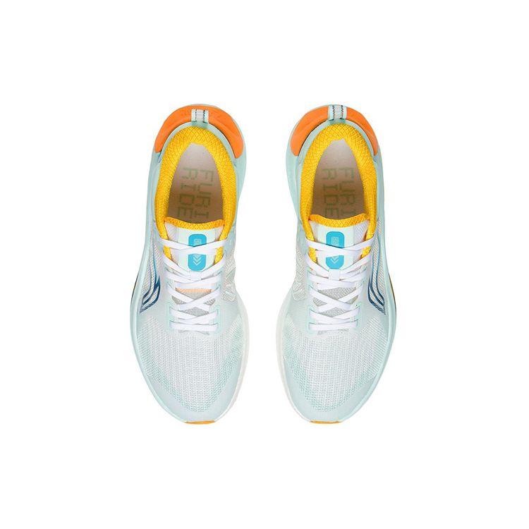 Li Ning Fierce Steed Durable Breathable Low Top Running Shoes Men Sneakers White Blue ARZS001-8