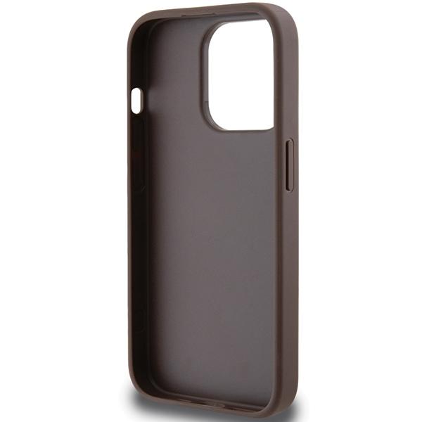 Guess Guhcp15Xg4Glbr Iphone 15 Pro Max 6.7 Brązowy/Brown Hardcase 4G Stripe Collection