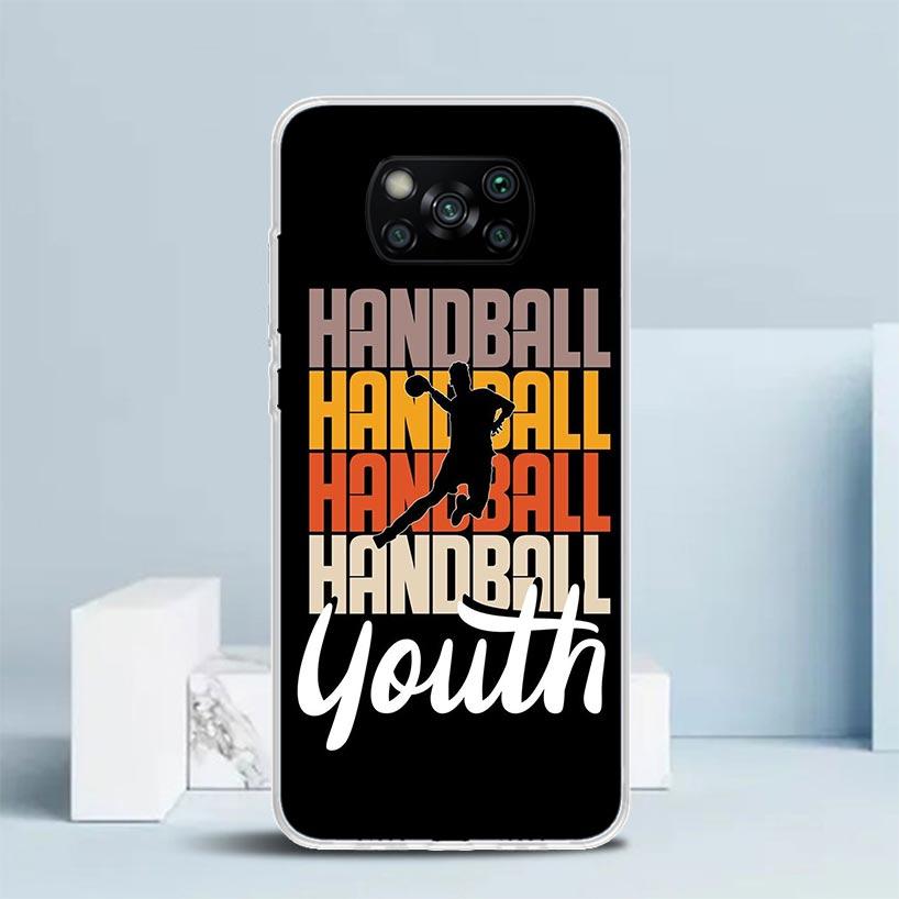 Handball Sport Phone Case For Xiaomi Poco F7 Ultra X5 X6 X7 Pro M7 Redmi 15C 15 13C 13 12C 12 10C 10 10A 9 9C 9A 9T Cover Poco X