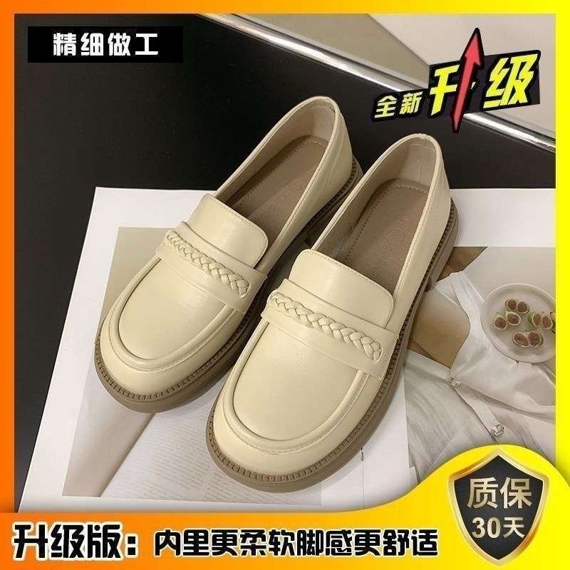 

Одинарные туфли-педали 2025 мягкая подошва лето и осень новые в британском стиле мягкая подошва плоская подошва кожаные туфли универсальные лоферы 40