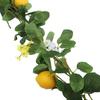 Artificial Lemon Garland Spring Fruit Garland with Lemons for Front Door Home Kitchen Party Wedding Decor 6.6ft