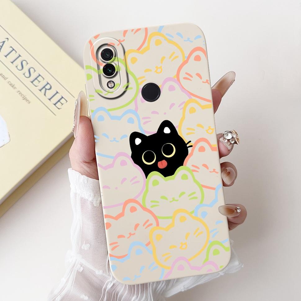 For Xiaomi Redmi Note 7 Case Cute Panda Cartoon Painted Cover Soft Silicone Phone Case For Redmi Note 7 Note7 Back Covers Bumper