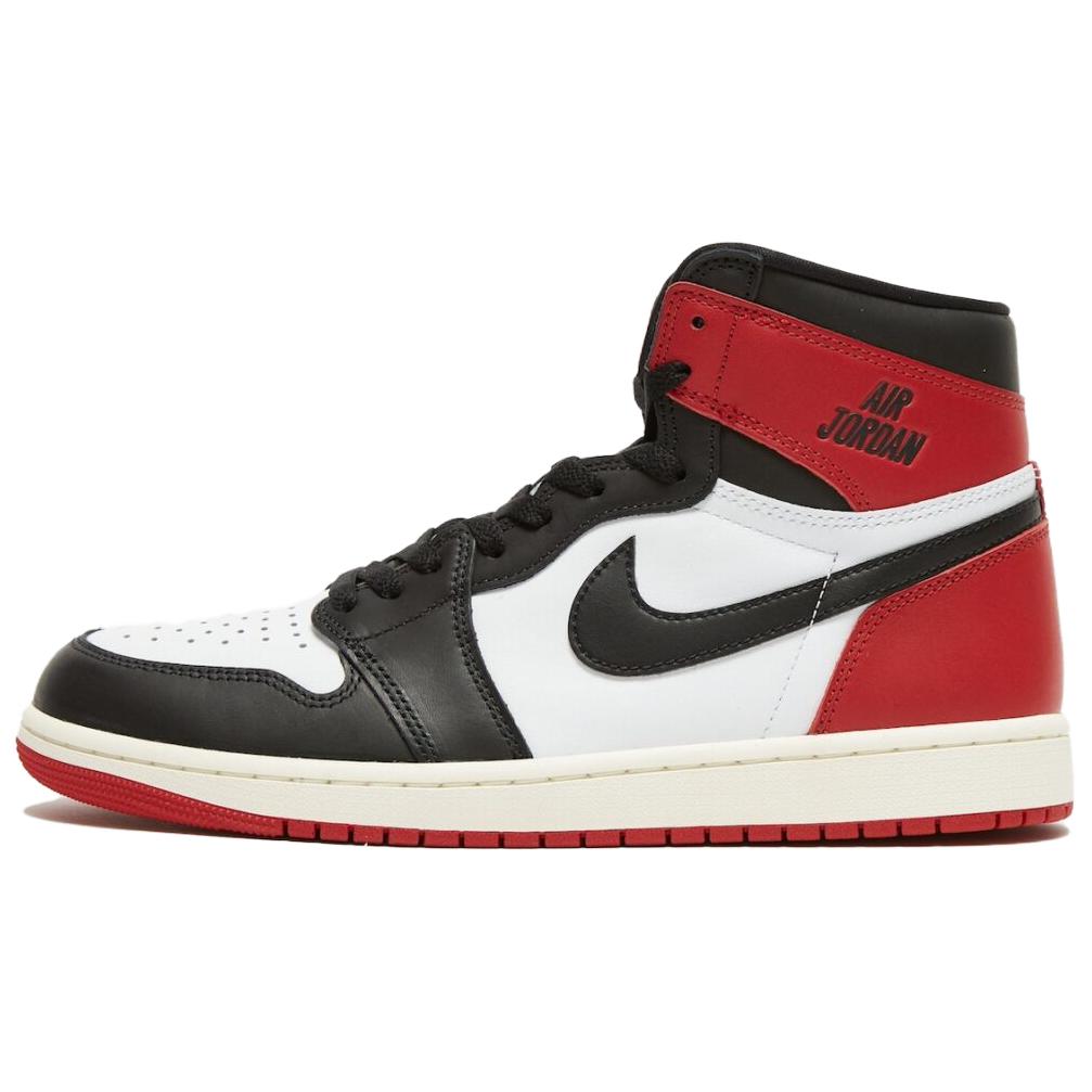 

New Jordan Air Jordan 1 High OG Black Toe Reimagined Retro Basketball Shoes Men s DZ5485-106 47.5