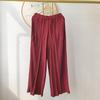 2026 Summer High-End Miyake Pleated Soft Breathable Straight-Leg Pants