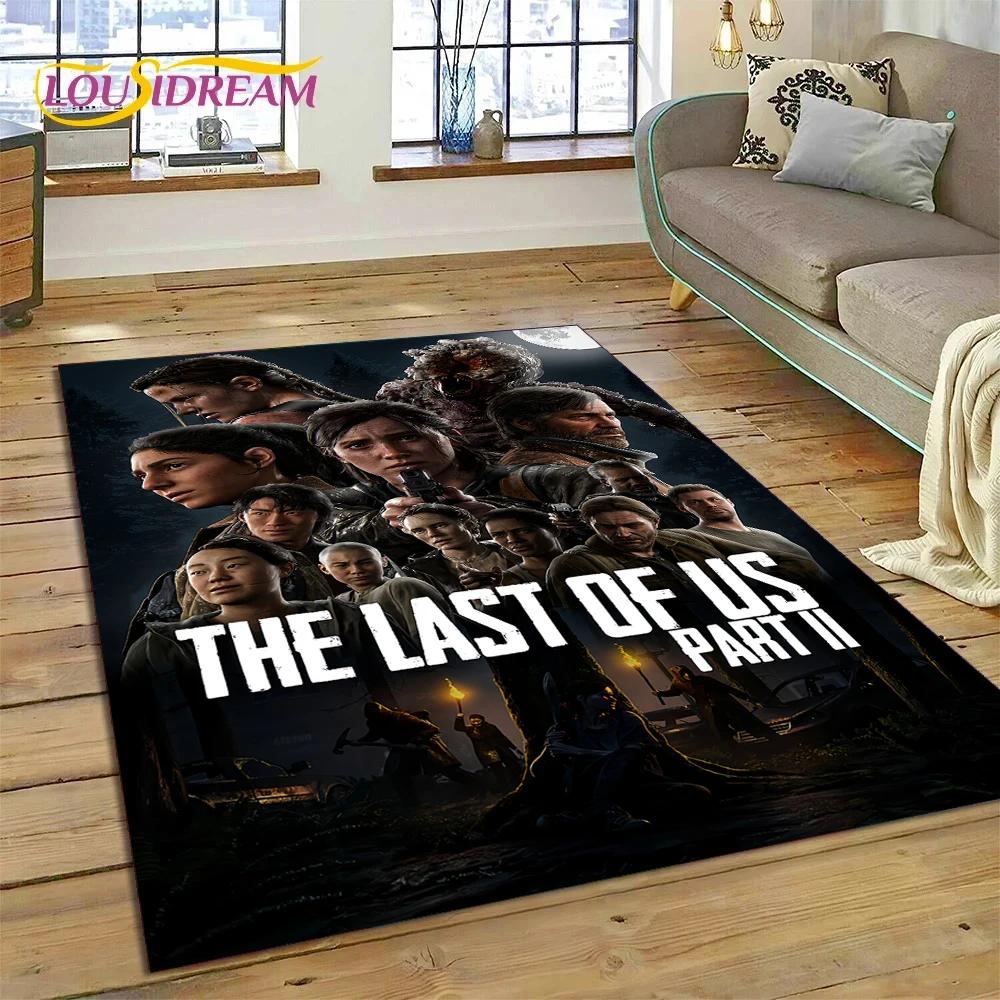 

3D Килим The Last of Us Жахи Гра Телевізор Джоел Педро для Вітальні Спальні Домашній Декор, Нековзна Прикраса для Дивана Килимок для Входу Подарунки 150cm x 220cm