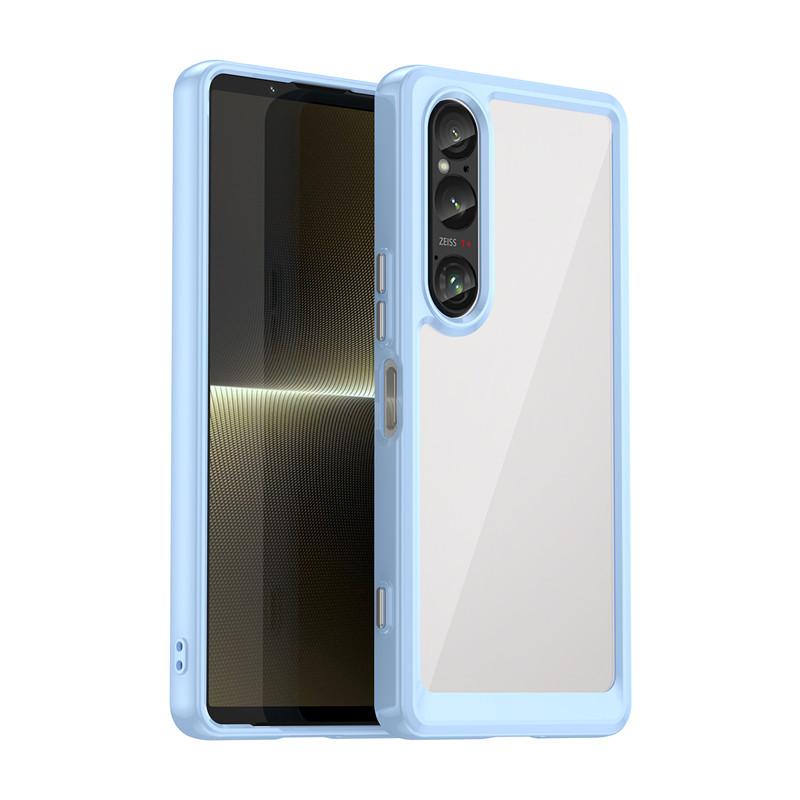 For Sony Xperia 10 VI Case For Xperia 10 VI Cover Colorful Soft Edge Silicone Transparent Shockproof Bumper For Xperia 10 VI