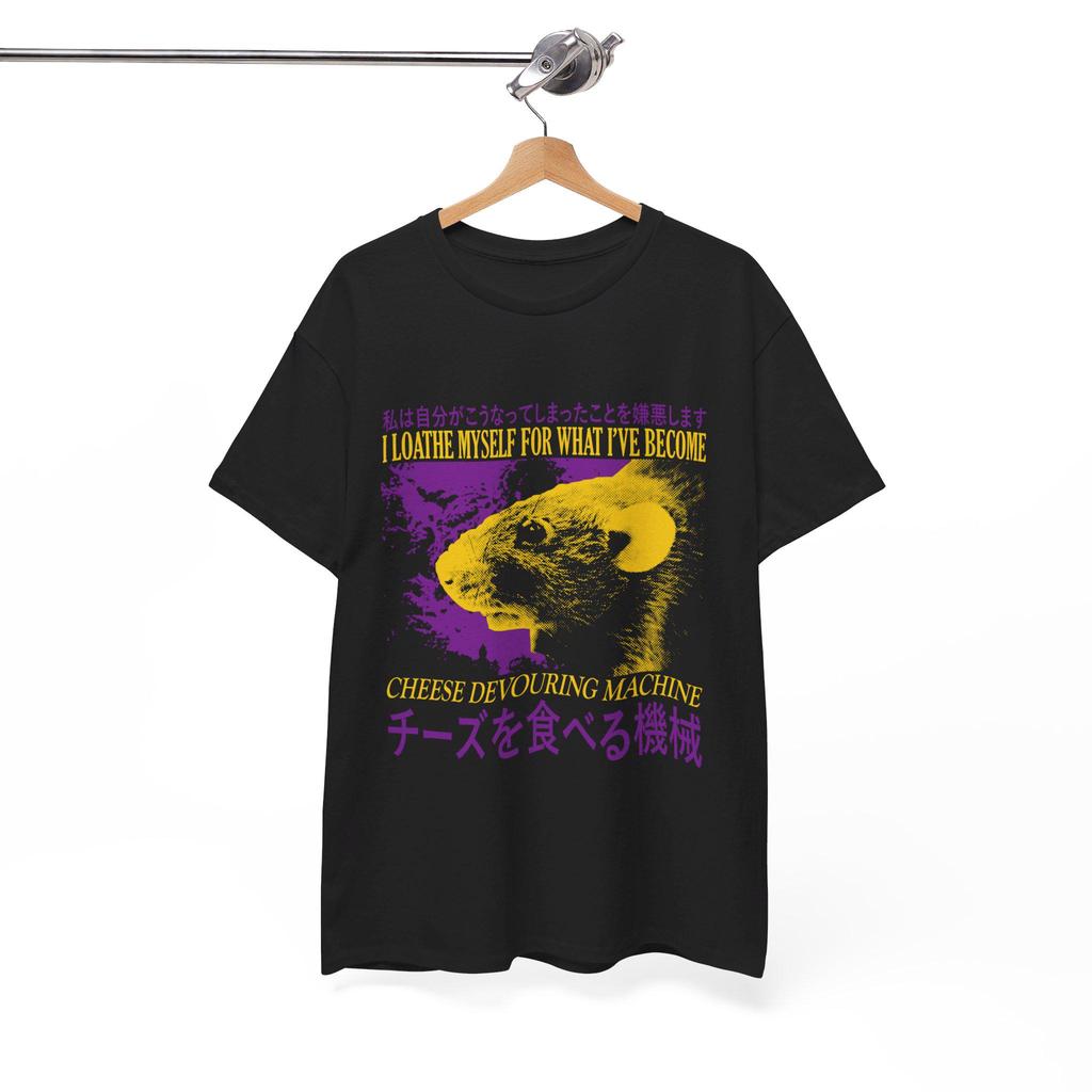 Cheese Devouring Machine Rat T-Shirt
