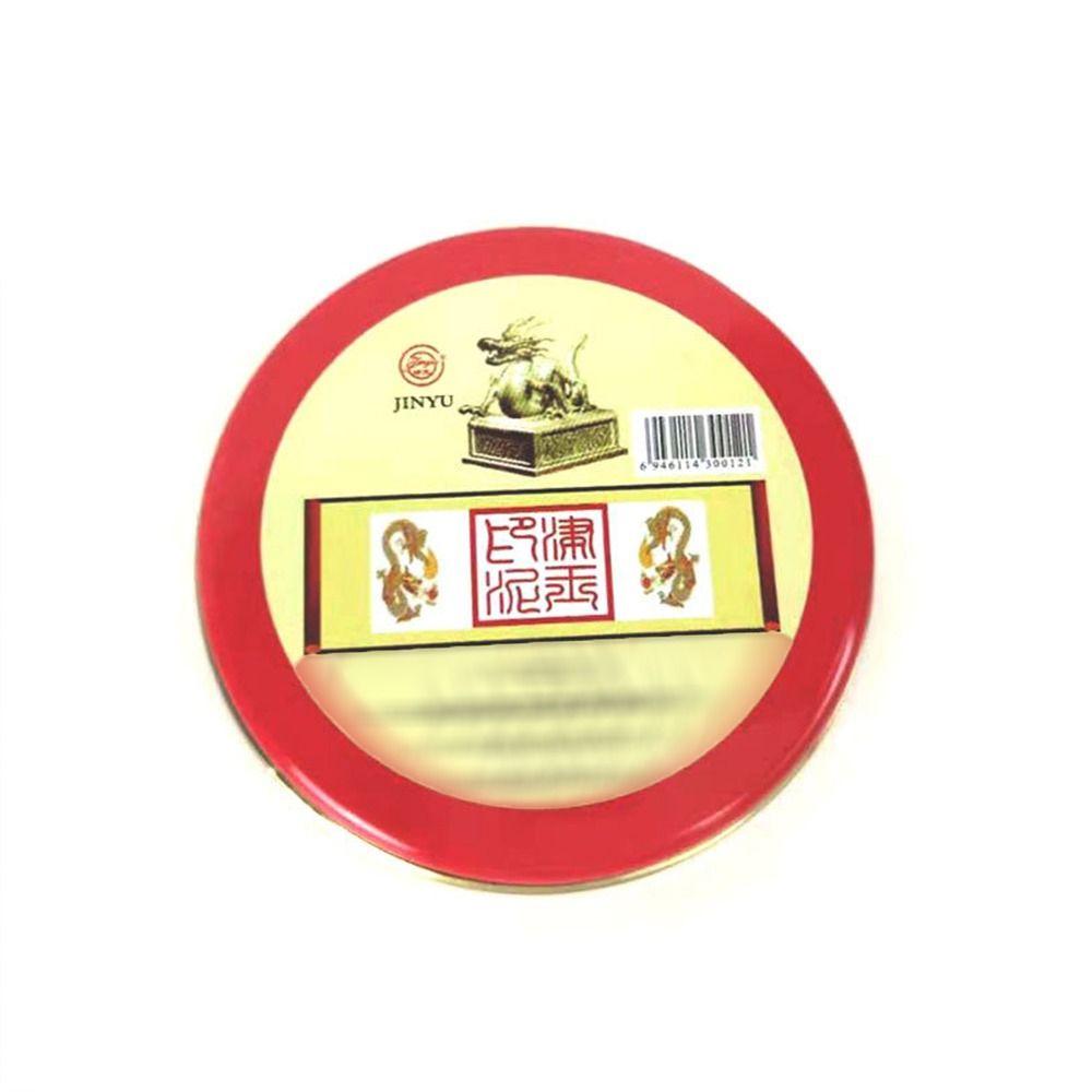 Průhledný razítkovací mini inkoustový polštářek na otisky prstů Rychleschnoucí podpisový inkoustový polštářek Kancelářská potřeba