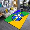 Brazilian Flag Shield Design suitable as a non-slip mat for the living room or bedroom sofa