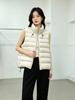 Light and super good-looking ribs, down cotton vest, women's new autumn and winter, stacked vest jacket