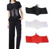 Waist Wide Band Shape Corset Belt Cincher Underbust Women Ultra PU Elastic Clothing Accesoories Female Decorations