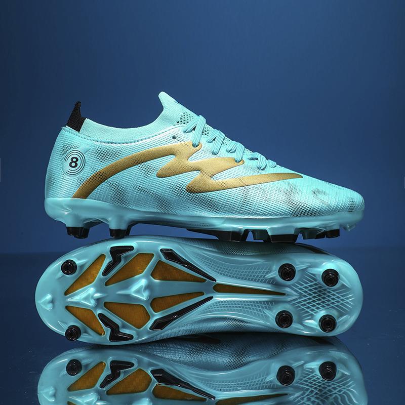 Pánské kopačky dlouhé bodce Vysoké kotníkové kopačky AG Dětské Venkovní kopačky na trávu Kopačky Tréninkové Sportovní Kopačky