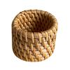 Rattan Woven Napkin Ring Handmade Rustic Napkin Ring Reusable Napkin Holder Table Decor for Wedding Party Everyday Use