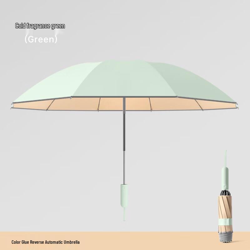 Zuoyou Unisex Automatic 10-Bone Reverse Folding Umbrella