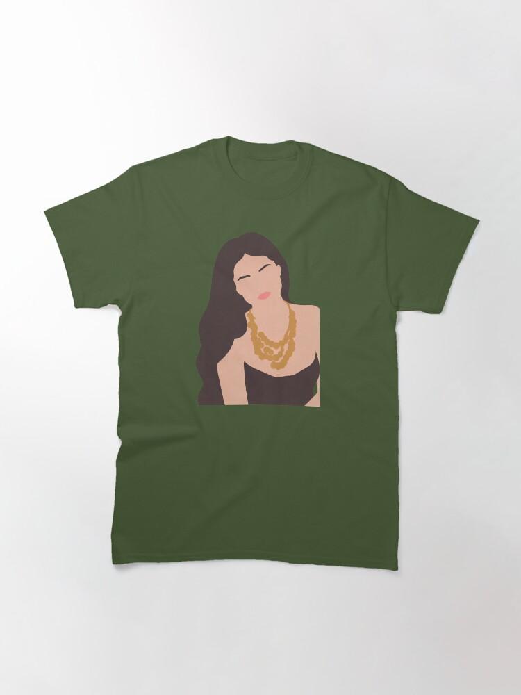 T-shirt Classica con Illustrazione Lineless di Selena Gomez