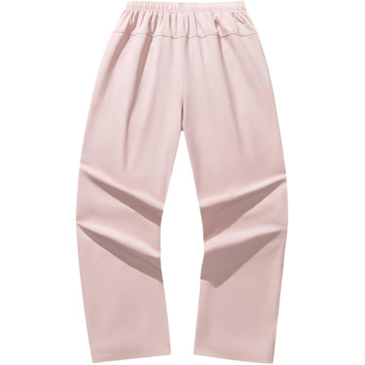 Anta Earth Shell 2.0 Solid Color Mid-Rise Lace-Up Breathable Versatile Loose Sports Pants Women bottoms 962536503-2