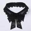 Neckline Detachable Polyamide Fake Collar DIY Lapel Half Shirt Shawl Wrap Women Girls