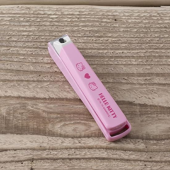 KAI Hello Kitty New Standard Nail Clipper M, Curved Blade, Made In Japan, KK2508