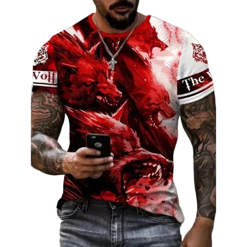 Men's T-Shirt Quick Drying Tops Summer Fashion Street Short Sleeve Tee Shirts 3D Graphic Print Tees Oversized Male Clothing
