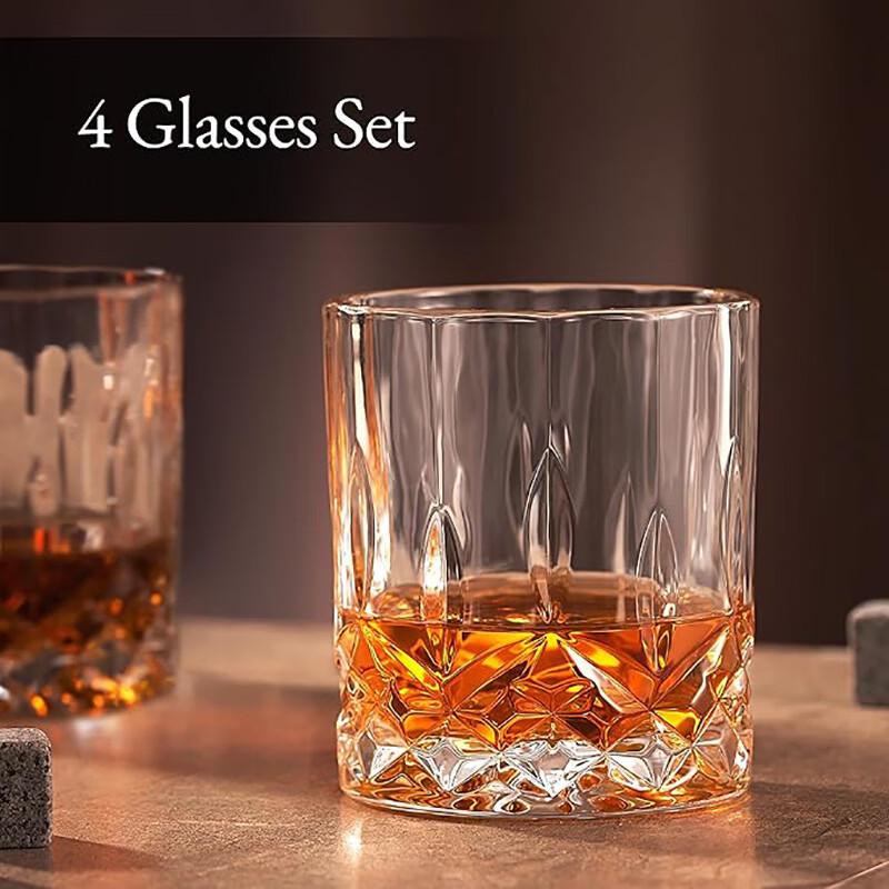 Crystal Glass Whiskey Decanter