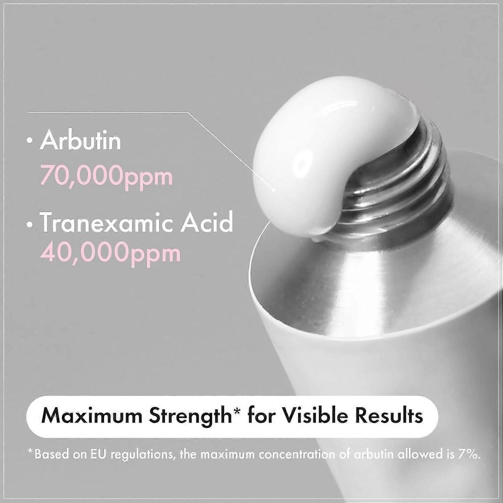 Arbutin 7% + Tranexamic Acid 4% Cream, 70,000ppm Arbutin, 40,000ppm TXA,