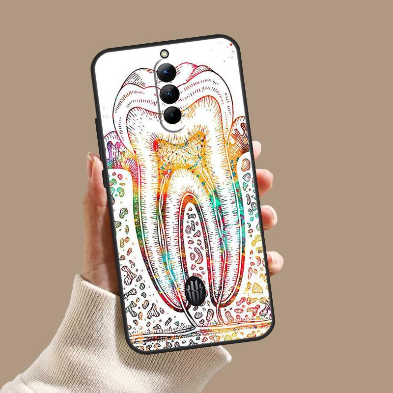 Dentist Tooth Pattern Case For ZTE Nubia Red Magic 11 9S 8S 8 9 10 10S Pro Plus 6 7 6S 7S Pro 5G 6R 10 Air Cover