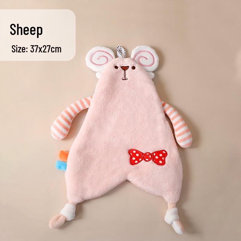 2022 Cute Bear Duck Hanging Hand Towel, Absorbent & Thickened for Bathroom
