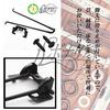 Rubonarie Folding Legs, DIY Iron Table Legs, Table Legs, Parts, Chabudai Table Legs, Metal Fittings (Black, 4 Pieces)